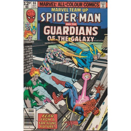 MARVEL TEAM-UP Nº 86 SPIDERMAN AND GUARDIANS OF THE GALAXY