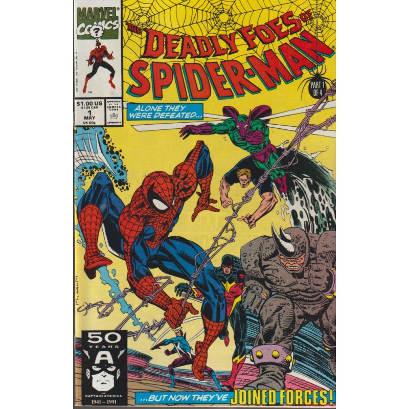 DEADLY FOES SPIDERMAN MINISERIE COMPLETA 1 AL USA USA