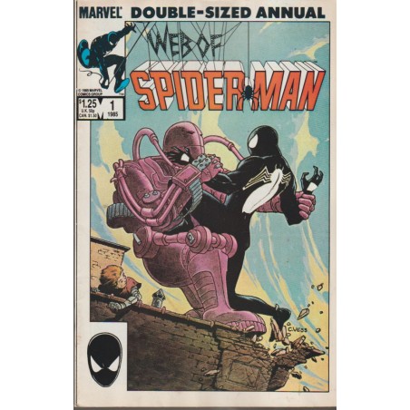 WEB OF SPIDERMAN DOUBLE SIZED ANNUAL Nº 1 USA