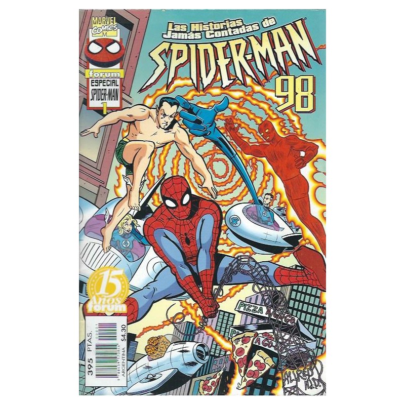 LAS HISTORIAS JAMAS CONTADAS DE SPIDERMAN ESPECIALES 1998 Y 1999