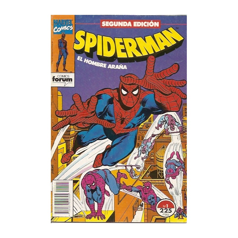 SPIDERMAN VOL.1 Nº 1 Y 2 SEGUNDA EDICION ED.FORUM