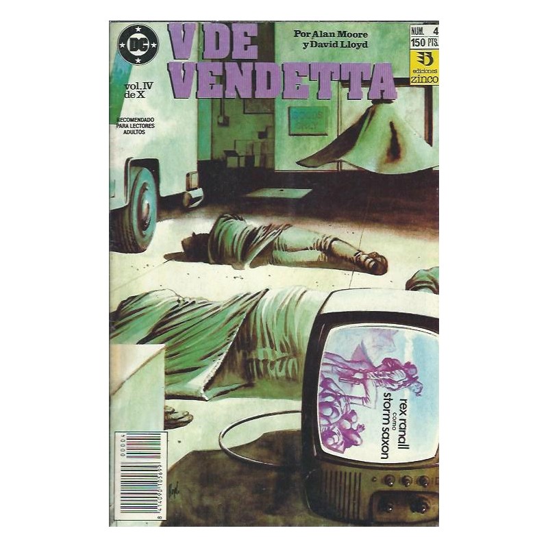 V DE VENDETTA Nº 2 Y 4 POR ALAN MOORE