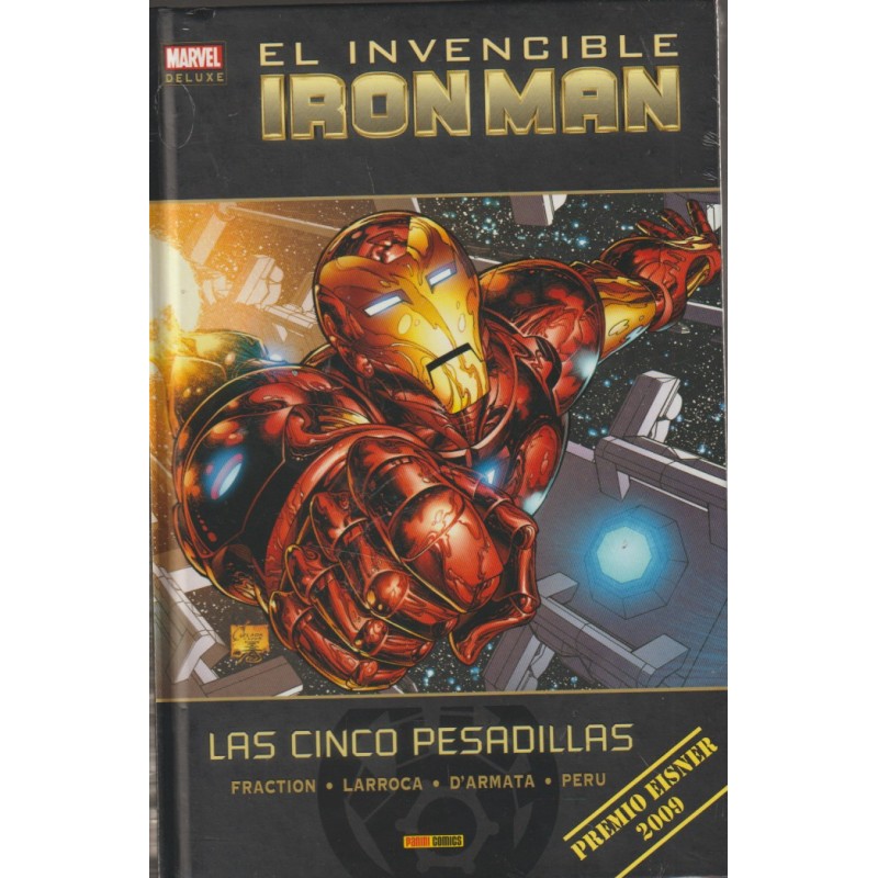 MARVEL DELUXE EL INVENCIBLE IRON MAN 1,3 Y 4 : LAS CINCO PESADILLAS,STARK RESILIENTE Y STARK DESMANTELADO