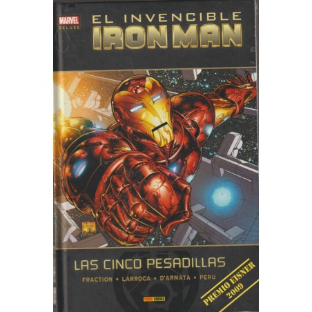 MARVEL DELUXE EL INVENCIBLE IRON MAN 1,3 Y 4 : LAS CINCO PESADILLAS,STARK RESILIENTE Y STARK DESMANTELADO