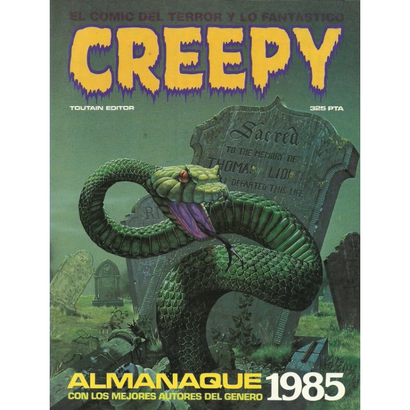 CREEPY ALMANAQUES 1980 A 1985, EXCELENTE ESTADO