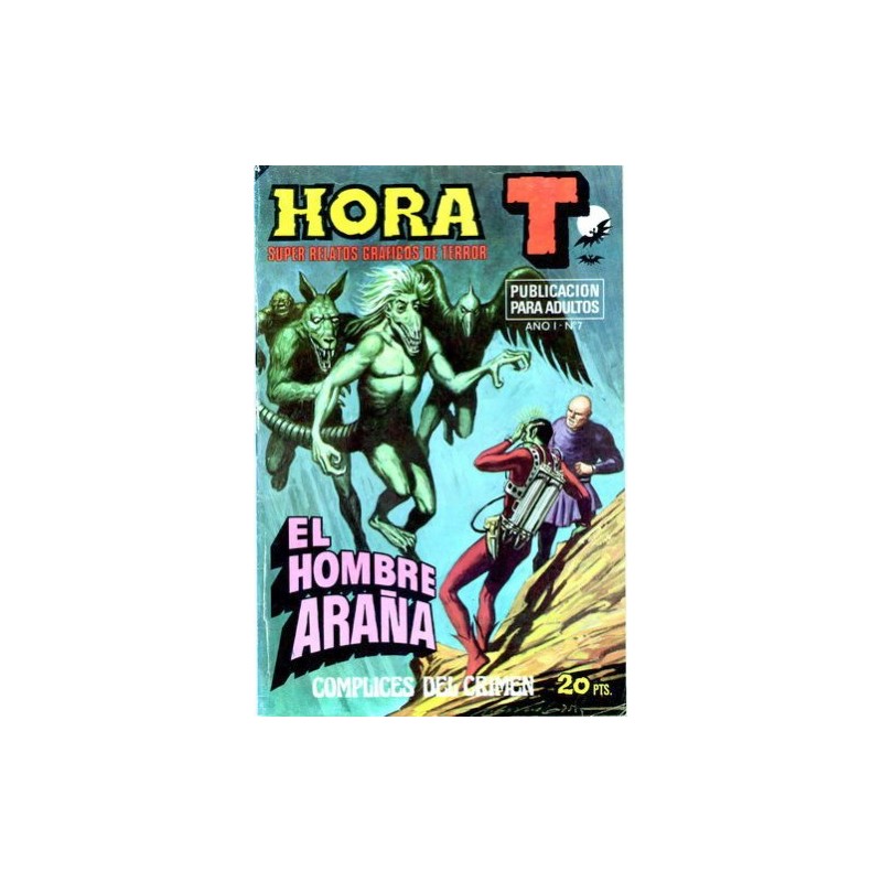 HORA T EL HOMBRE ARAÑA ( SPIDER/FLIERMAN ) CON LOS NUMEROS 5,7 Y 11