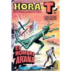HORA T EL HOMBRE ARAÑA ( SPIDER/FLIERMAN ) CON LOS NUMEROS 5,7 Y 11