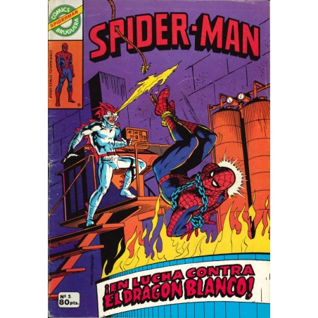 SPIDERMAN ED,BRUGUERA Nº 5 ¡ EN LUCHA CONTRA EL DRAGON BLANCO ¡