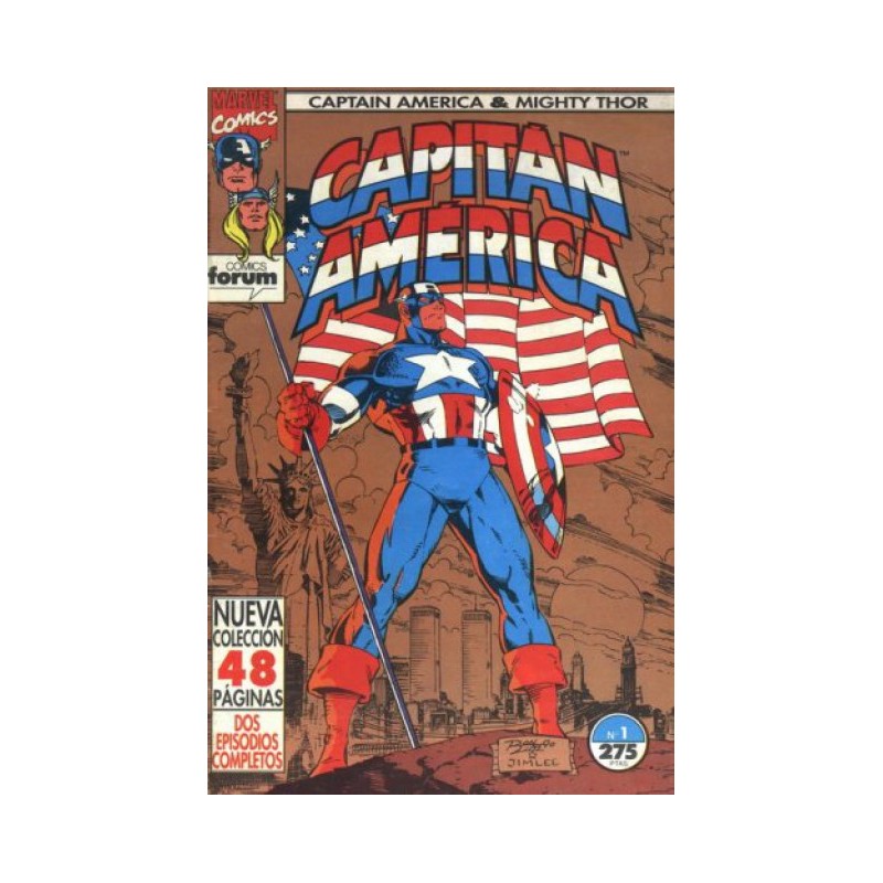 CAPITAN AMERICA & THOR VOL.2 Nº 1 Y 2 ED.FORUM
