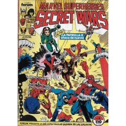 SECRET WARS I COL.COMPLETA 1 AL 12 , ED.FORUM ( Nº 1,2 ,11 Y 12 , 2ª EPOCA )