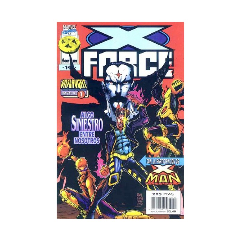 X-FORCE VOL.2 Nº 14 ED.FORUM ONSLAUGHT IMPACTO 1