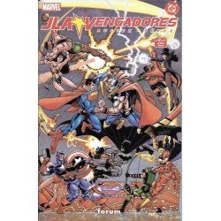 JLA VENGADORES COL.COMPLETA Nº 1 AL 4 POR GEORGE PEREZ