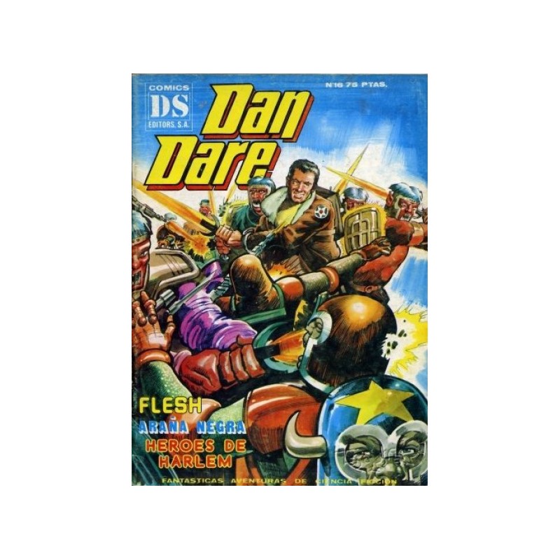 DAN DARE Nº 16 ( HEROES DE HARLEM , FLESH Y DAN DARE )
