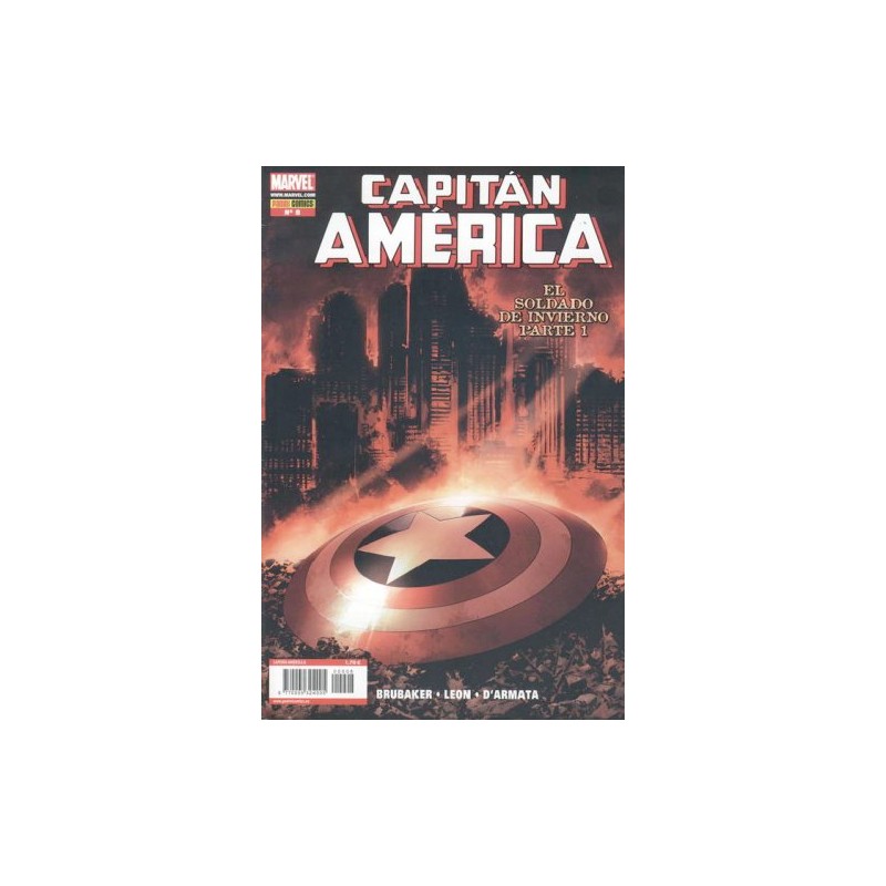 CAPITAN AMERICA VOL.7 Nº 8 ED.PANINI POR ED BRUBAKER