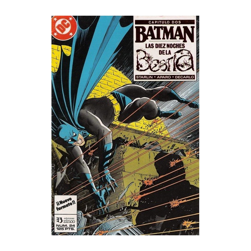 BATMAN VOL.2 Nº 24 EDICIONES ZINCO LAS DIEZ NOCHES DE LA BESTIA 2