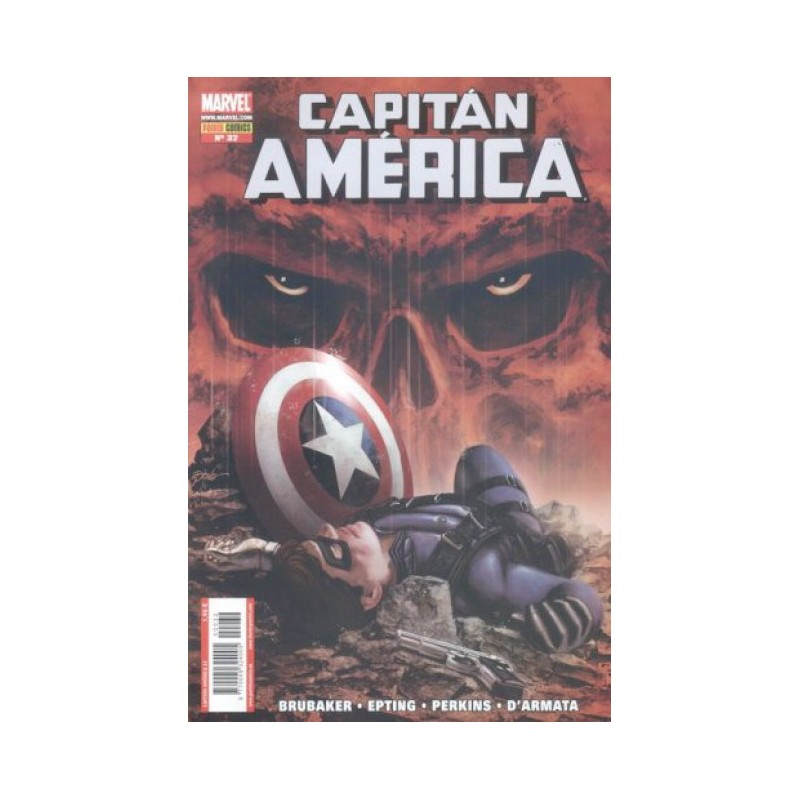 CAPITAN AMERICA VOL.7 Nº 32 ED.PANINI POR ED BRUBAKER