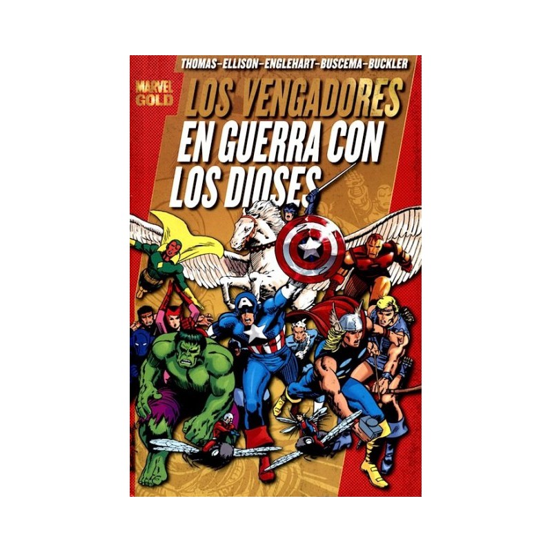 MARVEL GOLD RUSTICA LOS VENGADORES EN GUERRA CON LOS DIOSES