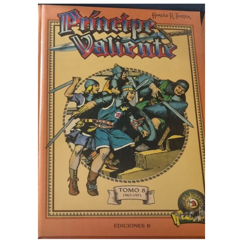 PRINCIPE VALIENTE POR HAROLD FOSTER COL.COMPLETA 8 VOLUMENES