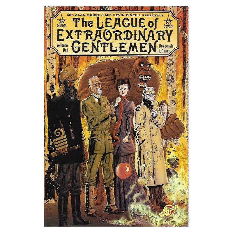 THE LEAGUE OF EXTRAORDINARY GENTLEMEN  VOL.2 COLECCION COMPLETA POR ALAN MOORE, la liga de los extraordinarios caballeros vol.2