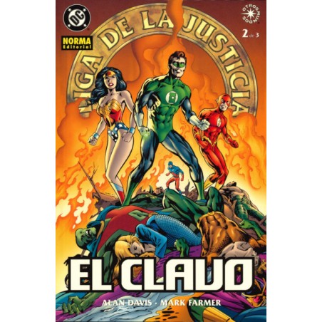 JLA_  LIGA DE LA JUSTICIA  EL CLAVO COLECCION COMPLETA 3 PRESTIGIO
