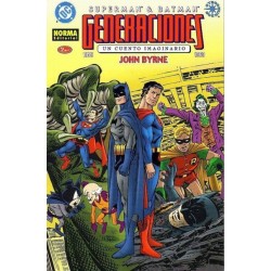 SUPERMAN & BATMAN GENERACIONES COL.COMPLETA 4 PRESTIGIOS POR JOHN BYRNE