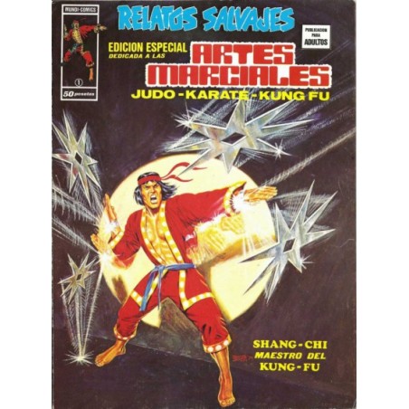 R.SALVAJES VOL.1 ARTES MARCIALES SANG-CHI , PUÑO DE HIERRO ETC ... NUMEROS 1 AL 16 , EXCELENTE ESTADO DE CONSERVACION