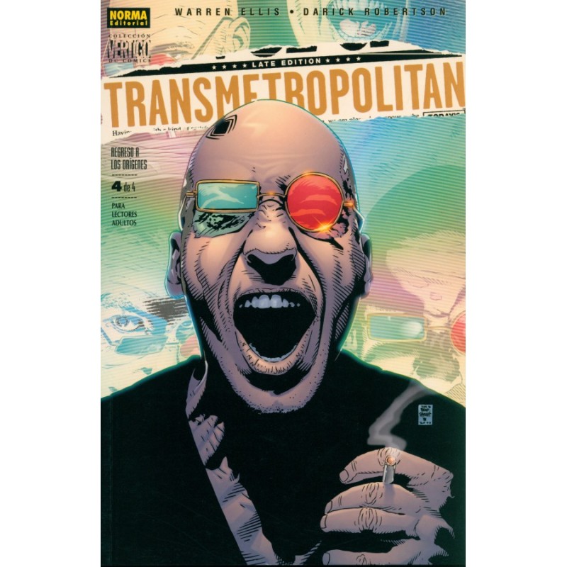 TRANSMETROPOLITAN ED.NORMA Nº 1 AL 39 usa desde de nuevo en la calle a regreso a los origenes