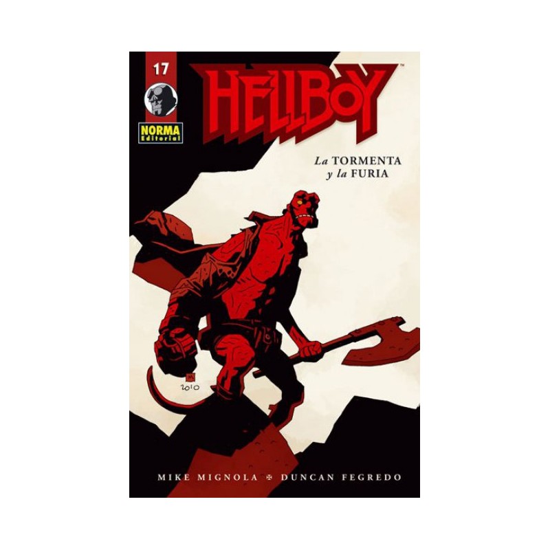 HELLBOY TOMO 17 LA TORMENTA Y LA FURIA EDICION EN RUSTICA