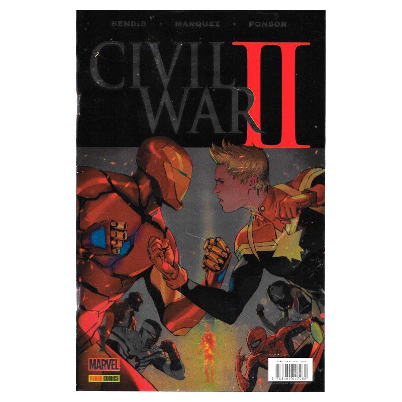 CIVIL WAR II Nº 0 AL 8 ED.PANINI, COL.COMPLETA