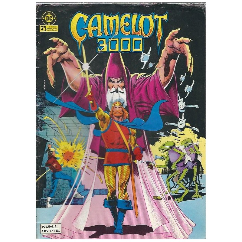 CAMELOT 3000 COL.COMPLETA 9 COMIC-BOOKS POR BRIAN BOLLAND EDICIONES ZINCO