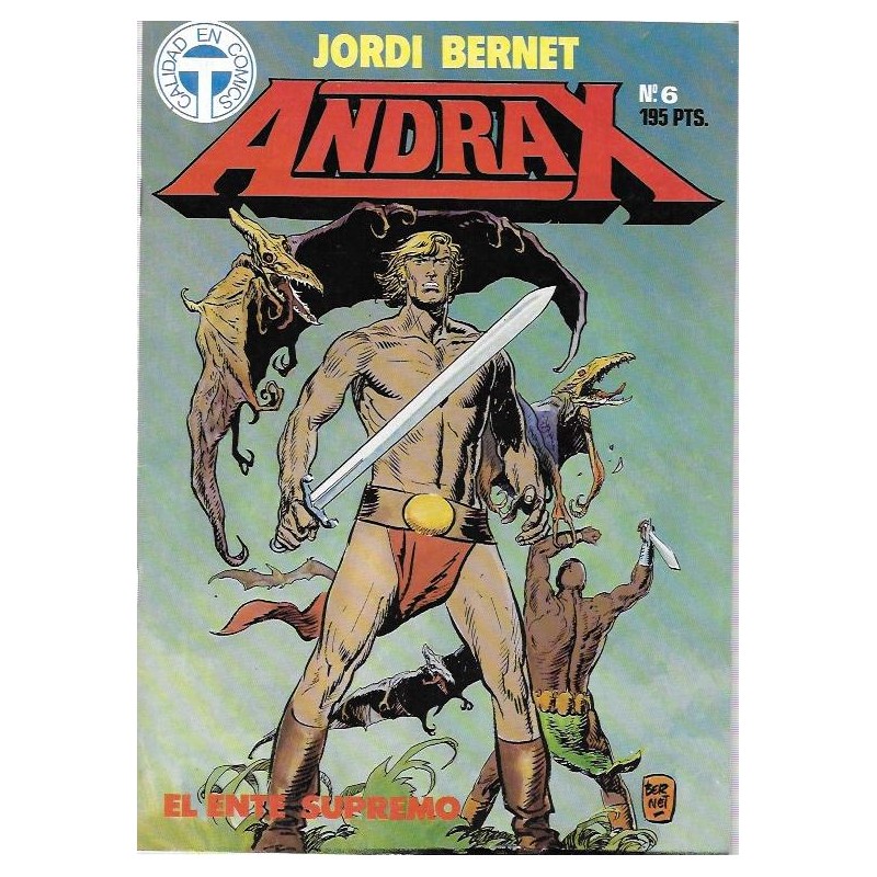 ANDRAX DE JORDI BERNET COL.COMPLETA 1 AL 12 EDITORIAL TOUTAIN