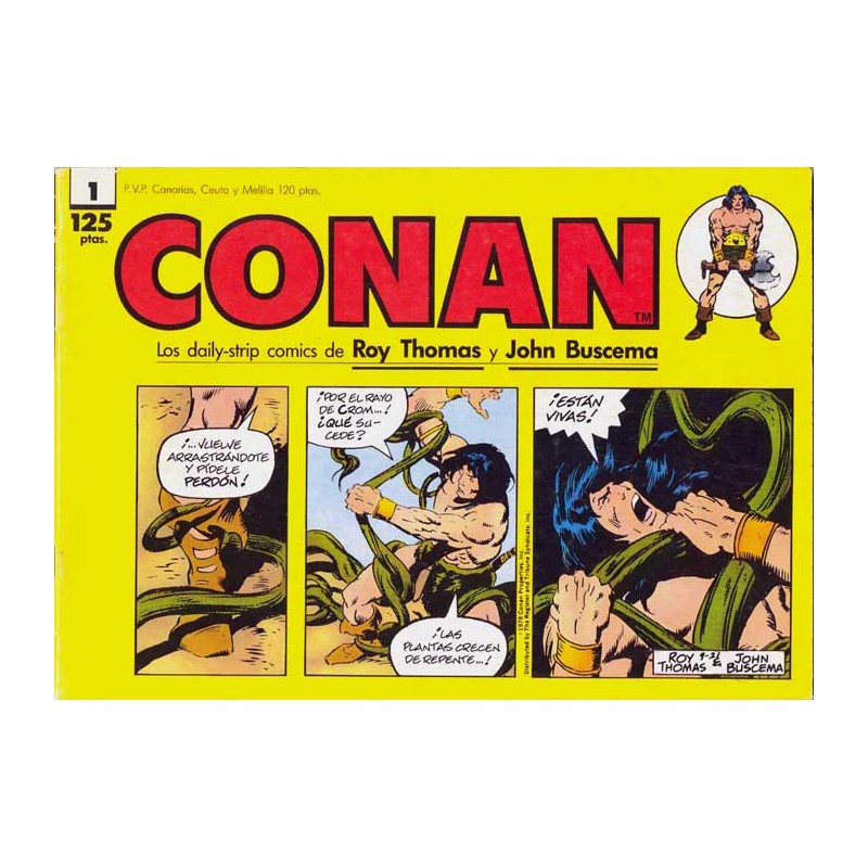 CONAN LAS TIRAS DIARIAS COL.COMPLETA Nº 1 AL 12