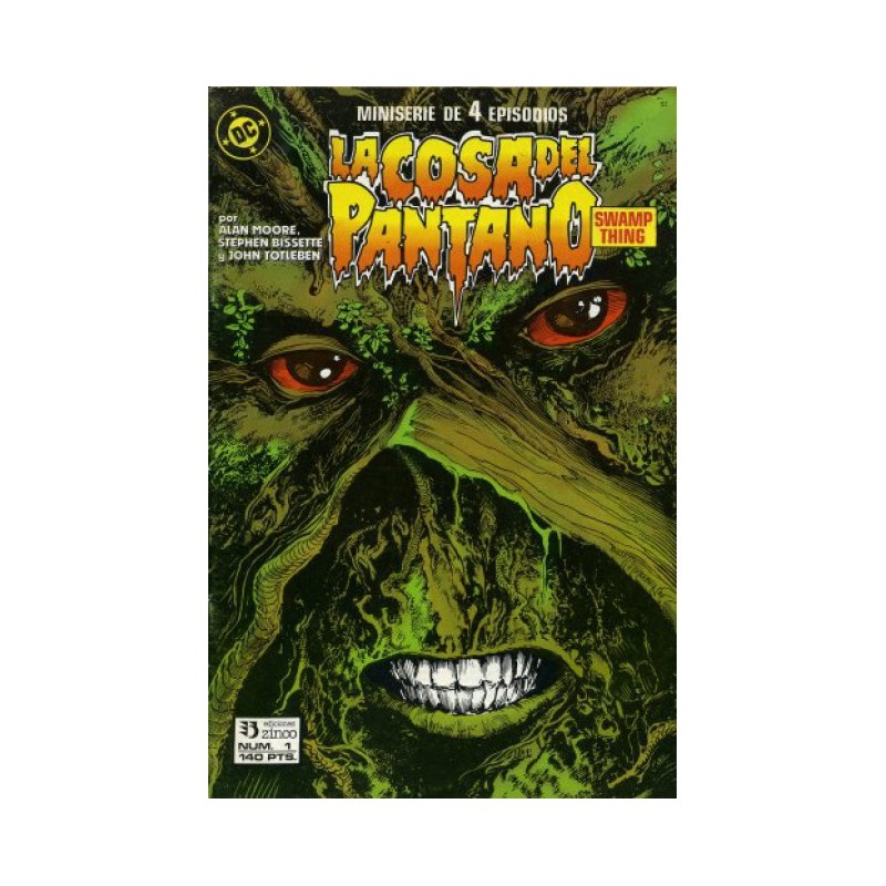 LA COSA DEL PANTANO 1ª MINI SERIE COMPLETA 4 COMIC-BOOKS POR ALAN MOORE