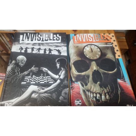 LOS INVISIBLES POR GRANT MORRISON COL.COMPLETA 5 VOLUMENES , CARTONE , IMPECABLES