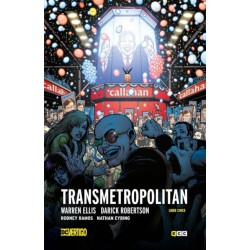 TRANSMETROPOLITAN POR MARK WAID ,COL.COMPLETA 5 VOLUMENES ED.ECC , TAPA DURA , IMPECABLES