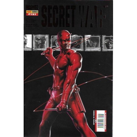 SECRET WAR DE BRIAN MICHAEL BENDIS Y GABRIELLE DELL´OTTO COLECCION COMPLETA 5  COMIC-BOOK POR BENDIS Y GABRIELLE DELL'OTTO Y
