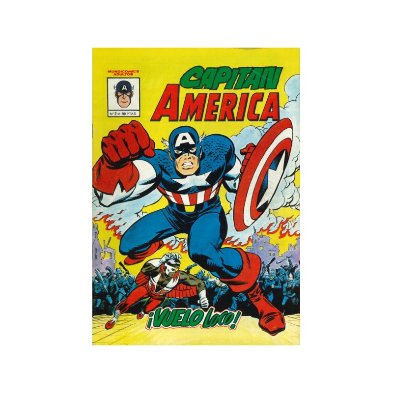 CAPITAN AMERICA MUNDICOMICS ED.VERTICE Nº 2 VUELO LOCO