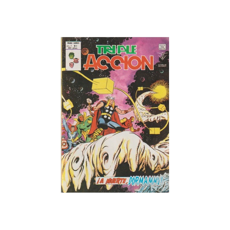 TRIPLE ACCION LOS DEFENSORES Nº 7 ¡ A MUERTE , DORMAMMU ¡