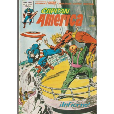 CAPITAN AMERICA VOL.3 Nº 42 ¡ INFIERNO ¡ ED.VERTICE