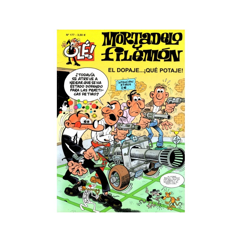 coleccion ole nº 177 mortadelo y filemon : el dopaje ¡ que potaje ¡