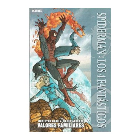 SPIDERMAN Y LOS 4 FANTASTICOS PANINI