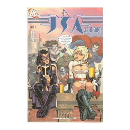 JSA CLASIFICADO : POWER GIRL Y LA CAZADORA