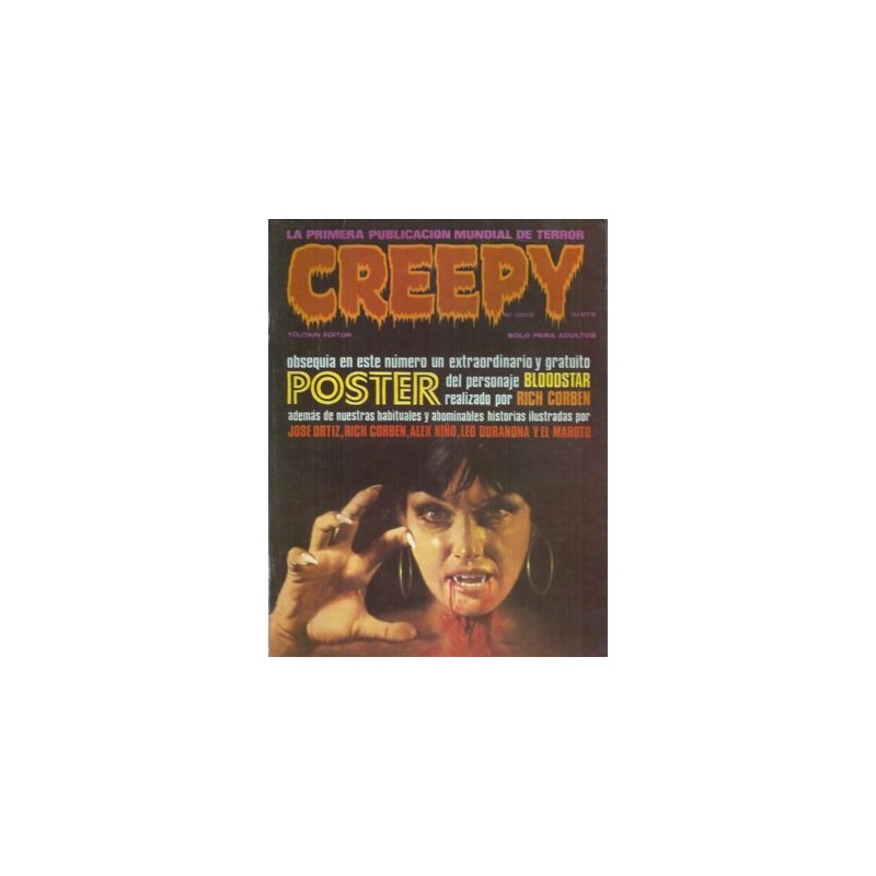 CREEPY NÚMEROS SUELTOS DISPONIBLES