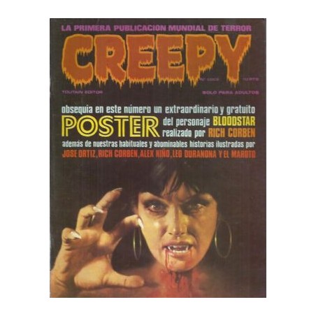 CREEPY NÚMEROS SUELTOS DISPONIBLES