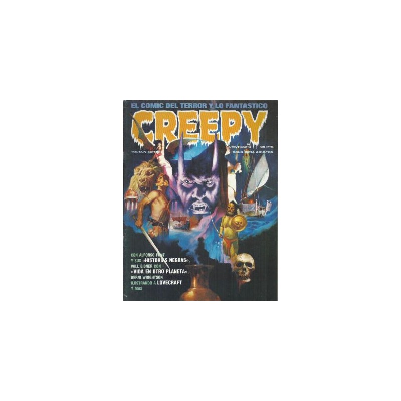 CREEPY NÚMEROS SUELTOS DISPONIBLES