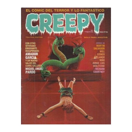 CREEPY NÚMEROS SUELTOS DISPONIBLES