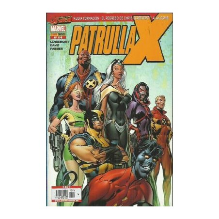 PATRULLA X VOL.2 ED.PANINI NUMEROS DISPONIBLES