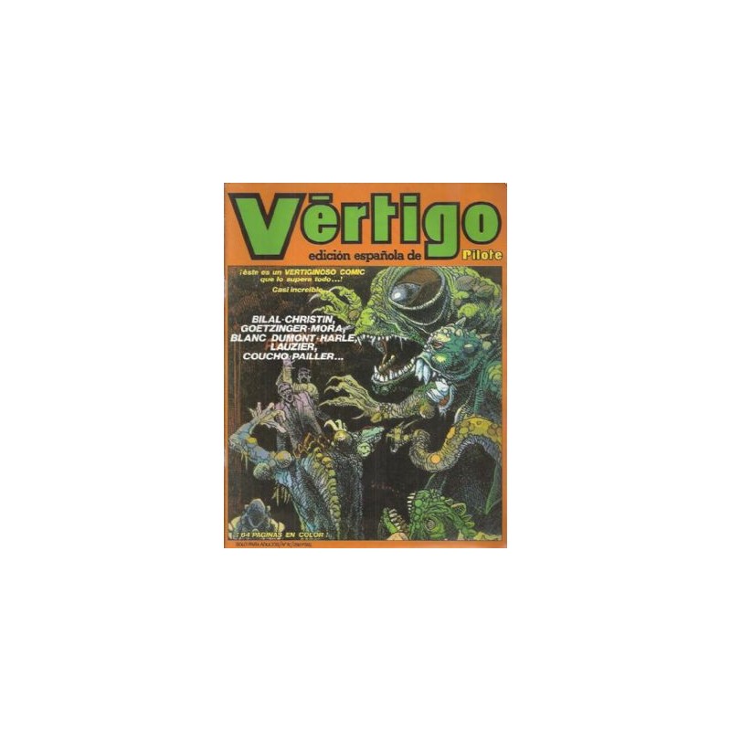 REVISTA VERTIGO ED.DISTRINOVEL DISPONIBLES