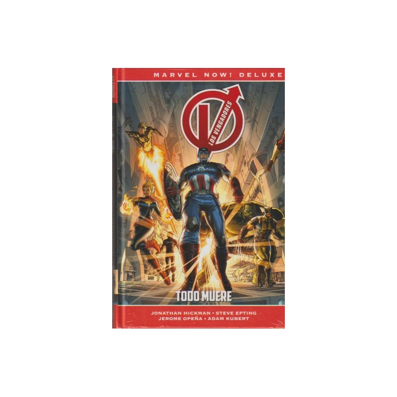 MARVEL NOW DELUXE LOS VENGADORES DE JONATHAN HICKMAN VOL.1 TODO MUERE