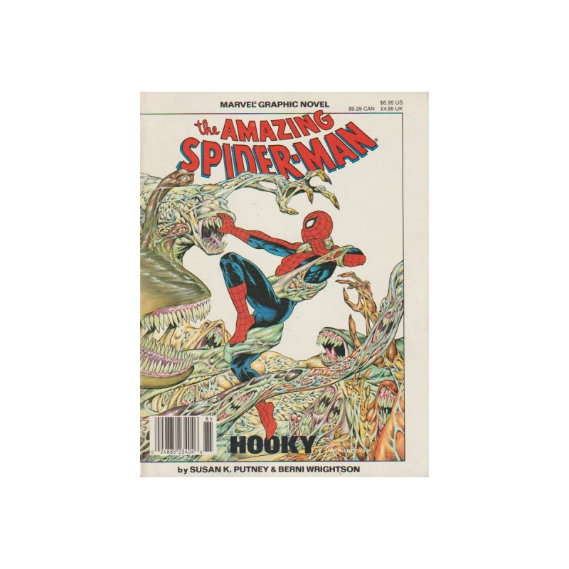 MARVEL GRAPHIC NOVEL THE AMAZING SPIDER-MAN : HOOKY DE JIM STARLIN Y BERNIE WHRIGTSON